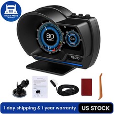 Obd2gps Hud Gauge Car Digital Head Up Display Speedometer Turbo Rpm Alarm Temp Obd2gps Hud Gauge Car Digital Head Up Display Speedometer Turbo Rpm Alarm Temp