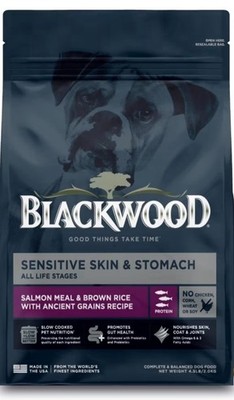 Blackwood Sensitive Skin & Stomach Salmon Meal & Rice Dry Dog Food 4.5 LB