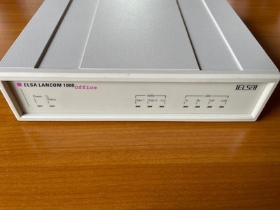 ELSA LANCOM 1000 Office Router - ISDN - mit Handbuch und Netzteil