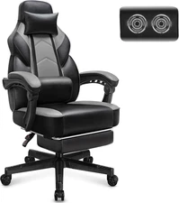 Meilocar Gaming Chair for Adult, Computer Chair with Footrest Video Game Chair B