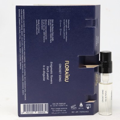 Floraïku Cricket Song Eau De Parfum Spray Unisex 1.5ml