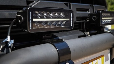 2x 8'' LED Fernscheinwerfer Black Penta passend für Renault Kangoo Duster