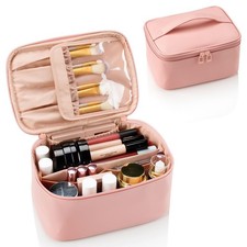 Makeup Organizer Bag, Travel Makeup Bag Organizer Case Portable Cosmetic Bag ...