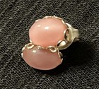 Pink Opal Earrings In Sterling Silver setting — photo 3