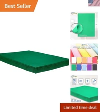 10 Sheets of Green EVA Foam, 9 x 12 Inches, 2mm Thick - Perfect for DIY Crafts