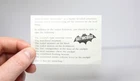 Corgi 267 Batmobile Slip Of Paper 1960s Lot 3