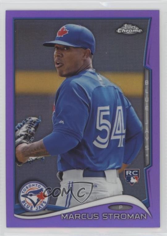 2014 Topps Chrome Retail Purple Refractor Marcus Stroman #76 m8m