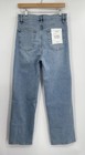 Frame Womens Jeans Ripple Blue Size 30 Le Sleek Straight High-Rise Relaxed Leg — photo 3