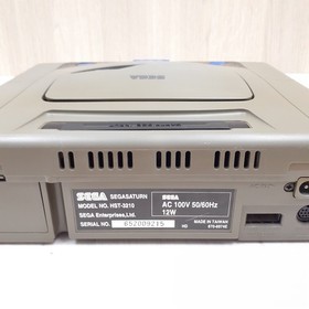 Sega Saturn Japanese Gray Console Bundle with 2 Controllers 6 Games & Memory