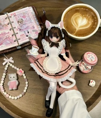Magical Girl Nyako Cat Meow House 22cm/8.6In Bjd Dressable Action