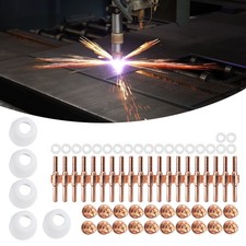 65Pcs PT‑31 Plasma Cutting Consumables Fit For CUT‑40 Plasma Cutting Machine VA