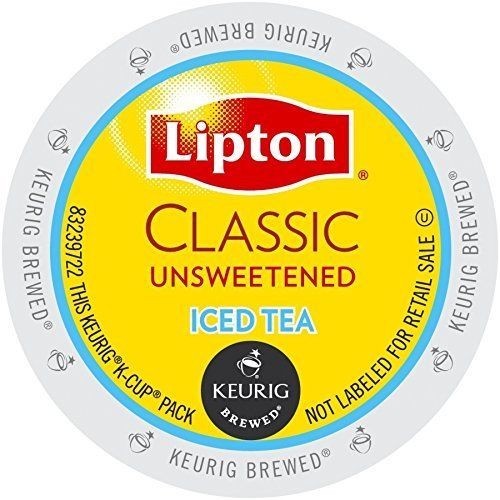 Lipton Unsweetened Iced Tea 24 to 144 Count Keurig K cups Pick Size FREE SHIP