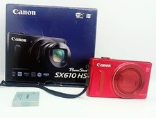 [Near Mint/BOX] Canon Power Shot SX610 HS Red 20.2MP 18x Digital Camera Japan