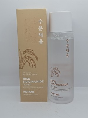 PrettySkin Rice Niacinamide Toner Calming | Brightening 8.45 oz, New K-beauty