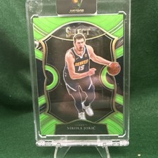 2020-21 Nikola Jokic Panini Select #58 Lime Green Prizm /75