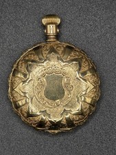 AMERICAN WALTHAM FANCY 14K GOLD FILLED POCKET WATCH 1900s