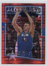 2020-21 Panini Donruss Optic All-Stars Red Pulsar Prizm Nikola Jokic #18 s1i
