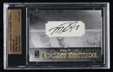 2010 Famous Fabrics Ink Hockey Edition 1/1 Mike Richards Cut Signature Auto 7i6