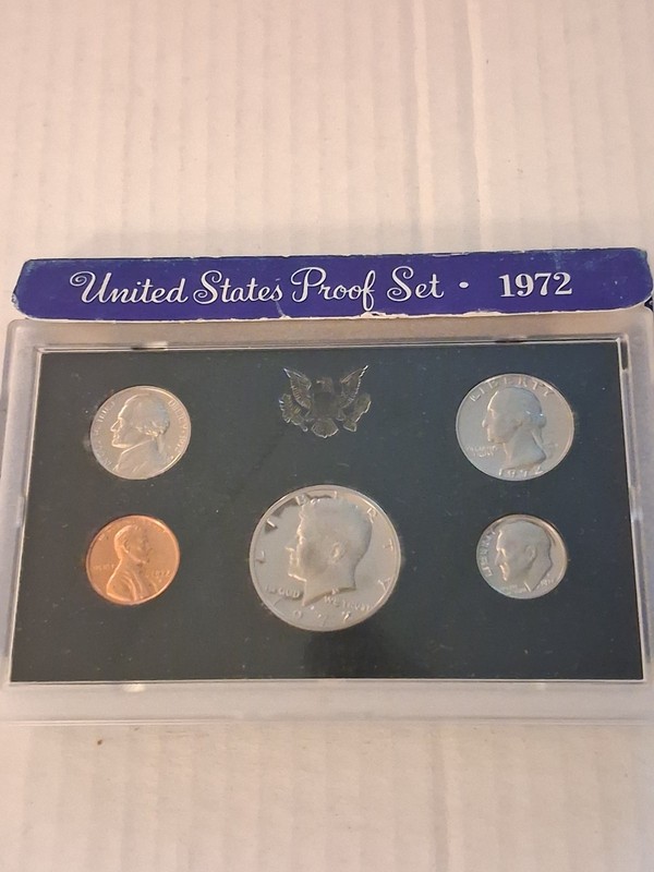 1972-S US Mint Proof Set 5 Coin Set OGP Original Government Packaging