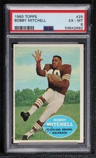 1960 Topps Bobby Mitchell #25 PSA 6 HOF 0d6c