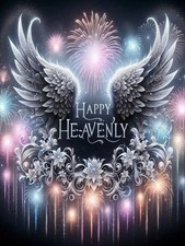 Diamond Art Kits for Adults, 5D DIY Angel Wings Diamond Painting Kits for Beg...