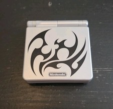 Game Boy Advance GBA SP Tribal Limited Edition - Silver - AGS-001