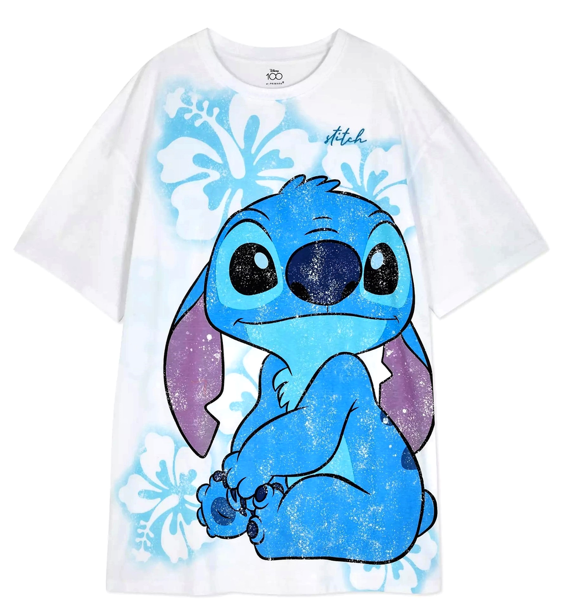 Ladies Nightshirt DISNEY STITCH Women 10/12 Oversized Nightie