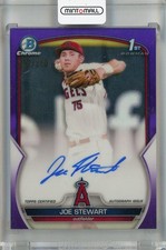 2023 Topps Bowman Joe Stewart Prospect Autographs Purple /250 Angels