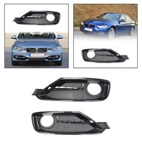 Nebel Lichabdeckung Gitter Einfache Installation Schwarz FüR FüR F30 F31 Auto