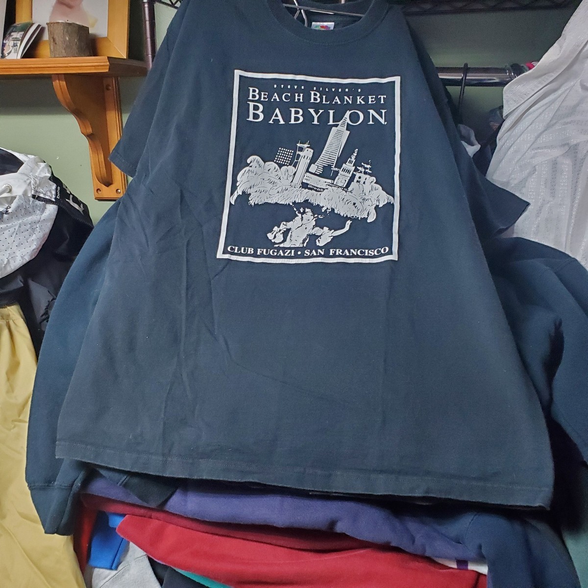 Vintage Steve Silver's Beach Blanket Babylon Club Fugazi Graphic