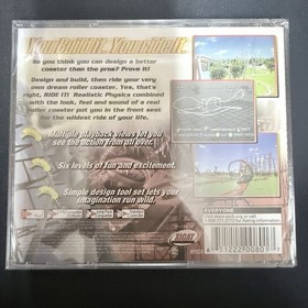 Coaster Works Build The Ride Of Your Life (Sega Dreamcast, 2001) NIP Sealed NEW