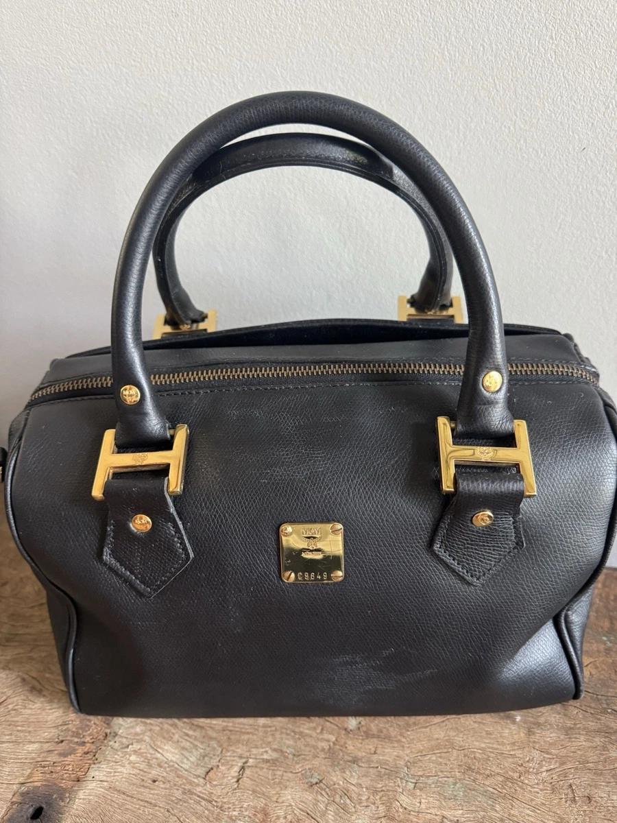 MCM Satchel/Top Handle Bag Black Bags & Handbags for Women for