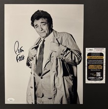 Peter Falk (Columbo) in-person signed 11x14 photo JSA