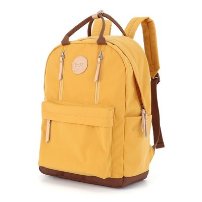 Senfgelber Stadtrucksack für Schule und Arbeit - Himawari