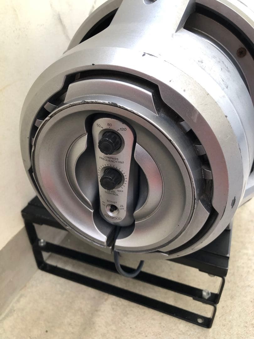 For Parts] KENWOOD SW201X Powered Subwoofer Rare Vintage Car Audio