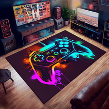 Gaming Rugs - Gamer Rug for Bedroom, Boys' Game Room, and Living Room - 36X24
