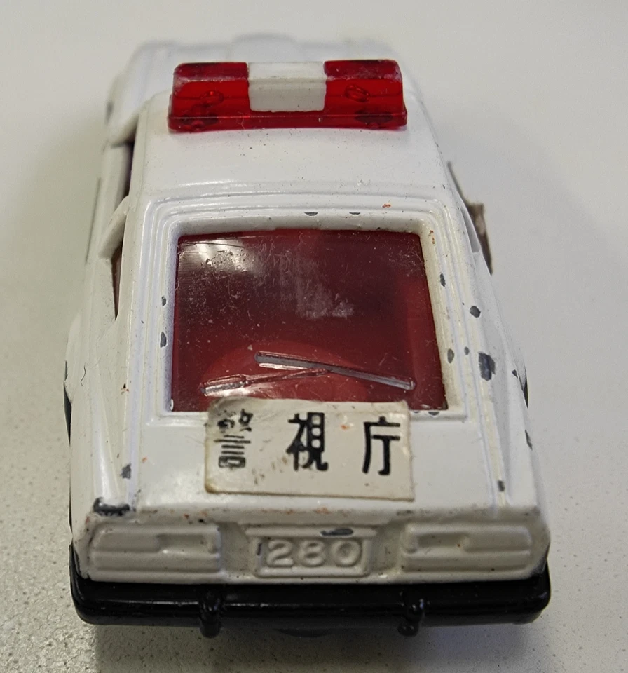 Coche de policía Tomica Nº15 Nissan Fairlady 280Z-T 1/61 diecast Japón 1979 vintage Foto 4 de 4