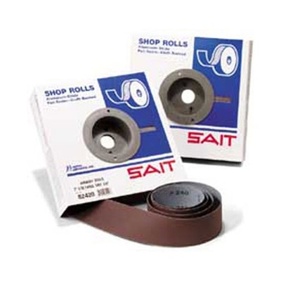 Sait 81206 1-1/2'' x 50 Yards 120X Aluminum Oxide Handy Shop Paper Roll, 1-Pack