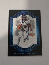 2023 National Treasures Javonte Williams Midnight Black 13/20 #29 Denver Broncos