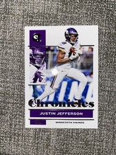 2021 Panini Chronicles Football NFL Minnesota Vikings Justin Jefferson JJ