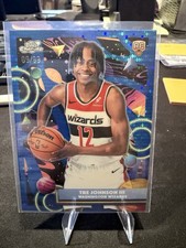 Topps Chrome Cosmic 2026 Tre Johnson Washington Wizards Rookie #115 Blue /99