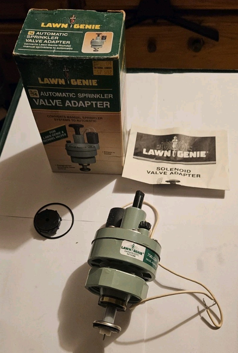 NEW Lawn Genie & Richdel 756LG  3/4" Automatic Sprinkler Valve Adapter NIB - B11