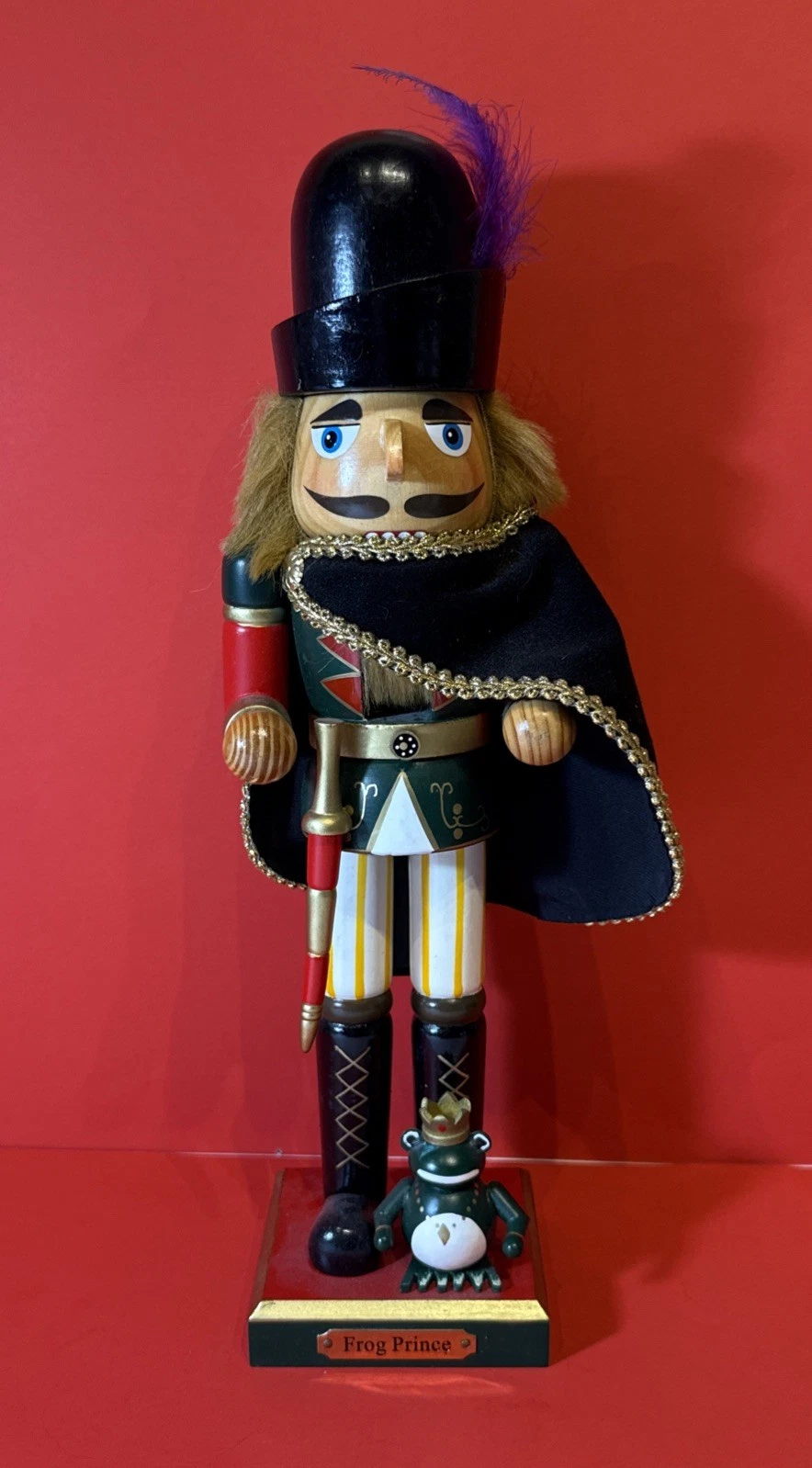Vintage 2009 Holiday Home Frog Prince Nutcracker ~ 14"