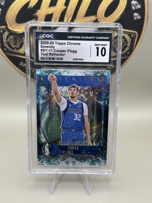 2025-26 Topps Chrome - Serenity Cooper Flagg #SY-11 Teal Refractor 111/299 (RC)