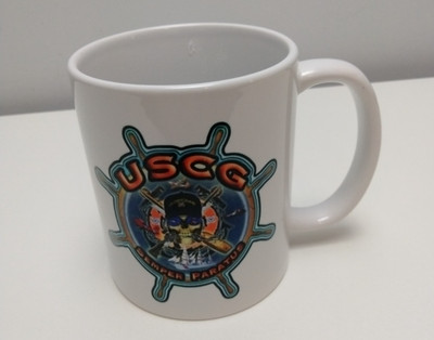 US Coast Guard USCG Semper Paratus Skull Logo CafePress Coffee Mug