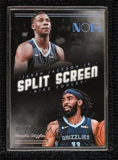 2018-19 Panini Noir Split Screen /25 Jaren Jackson Jr Mike Conley #290 0s5s