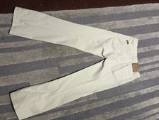 Vtg Y2K Jordache Tan Low-Rise Straight-Leg Cotton Stretch Pants Women 3/4