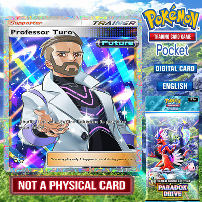 Pokemon TCG Pocket - Professor Turo TRAINER Card from PARADOX DRIVE