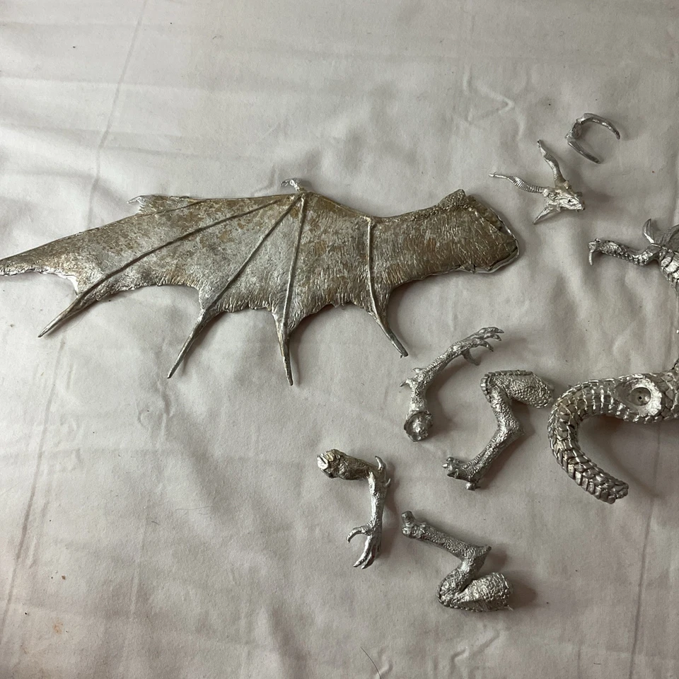 Razorwing Dragon Magnificent Egos Pewter 微型 Sci Fi 幻想金属 — 第 3/4 张图片