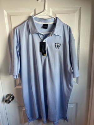 Dunning Golf CoolMax Men s Mid Dusk Polo Shirt Stretch Size XL J Wood Platt Logo